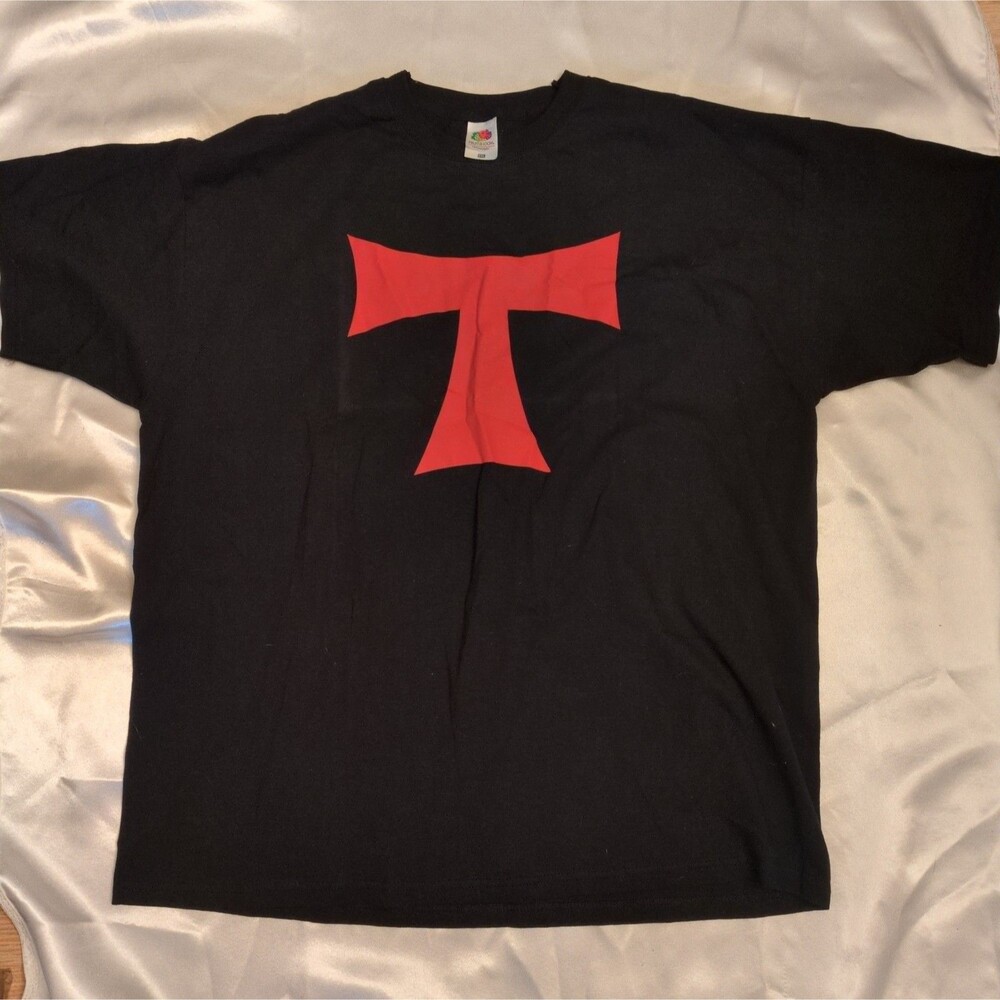 Red T Fruit Of The Loom T Shirt XXL